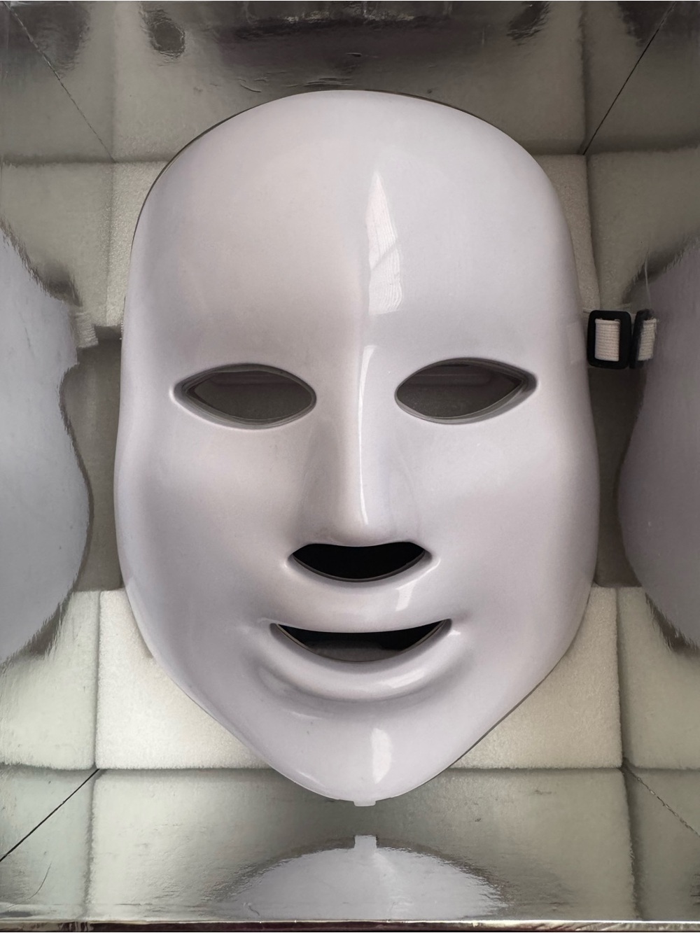 LED Facial Mask Therapy Device - White